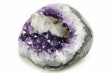 Brilliant Deep-Purple Amethyst Geode - Uruguay #342465-2